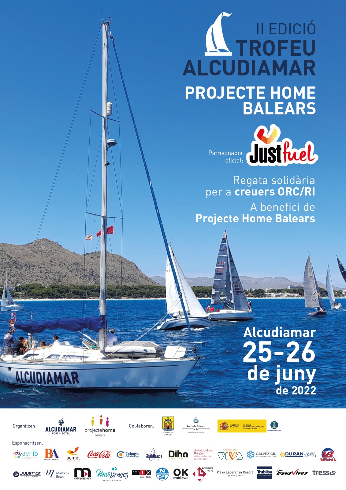 AENIB brinda su apoyo a la regata solidaria II Trofeo Alcudiamar Projecte Home Balears. 